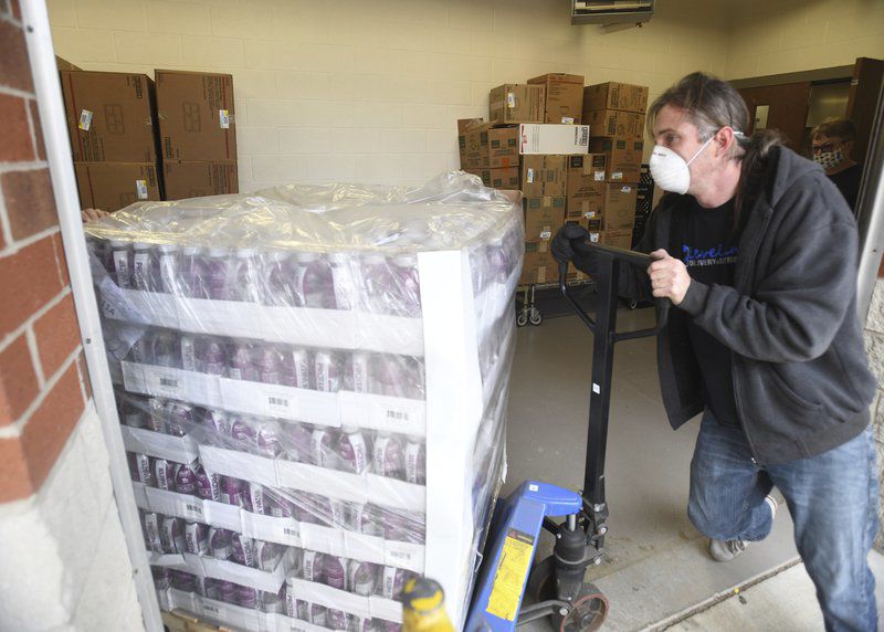 Pittsburgh-based company donates water, nutrition bars to AACS